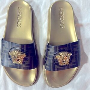 This is the Versace vs Fendi slides